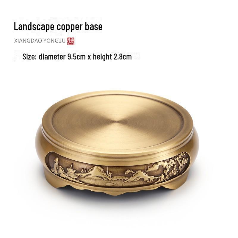 Латунная курильница с плоским дном Jinlian для домашнего и внутреннего использования