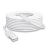 Прочный USB-Micro USB кабель для зарядки, кабель питания для камеры видеонаблюдения, прочный и простой в использовании, только для зарядки