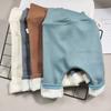 Children's Pants, Baby Pants, Solid Color Plush High Waisted Baby Warm Harlan Pants