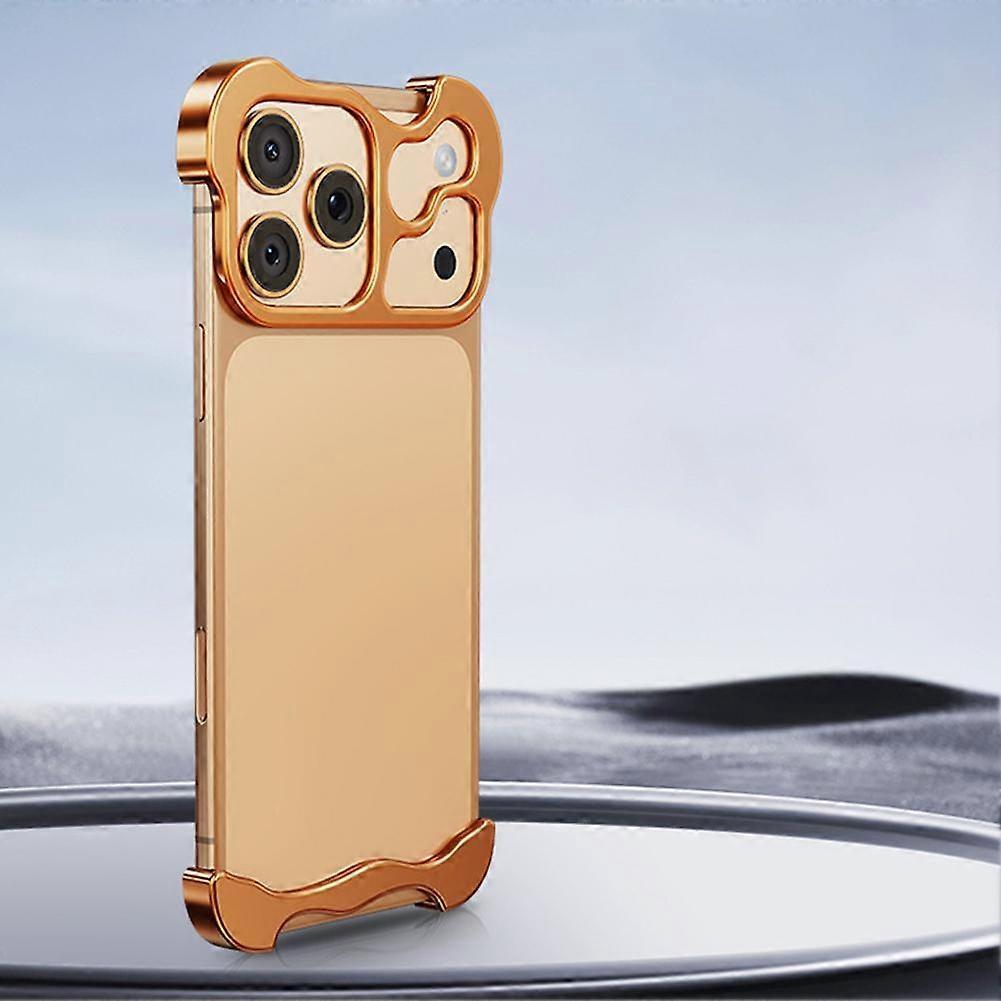 For Iphone17Pro/Pro Max Frame Case With Irregular Anti Fingerprint Corner Pad