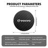 For Volvo 2pcs Suede Car Coaster Water Cup Drink Holder Anti-Slip Pad XC90 V90 V60 XC60 S80 S60 S90 C40 XC40 V70 XC70