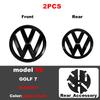 lijk1 5G0853601 5G0853630H Car Front Bonnet Grill Rear Trunk Emblem Logo Badge For Volkswagen VW Golf 7 MK7 2014-2017 Car Accessories