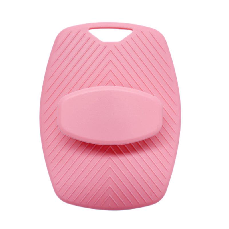 Cross-Border Silicone Bath Brush: Oval Soft Bristles, Universal for Men and Women.