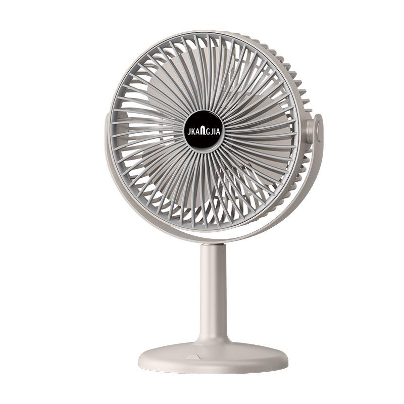 Rechargeable Mini Desktop & Handheld Clip Fan with Desk Lamp for Dormitory Air Circulation