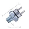 Easily Silver Air Pressure Switch 90-120 PSI 24V 12V Pressure Air Compressor 1/4" NPT Male Thread Pressure Switch Train