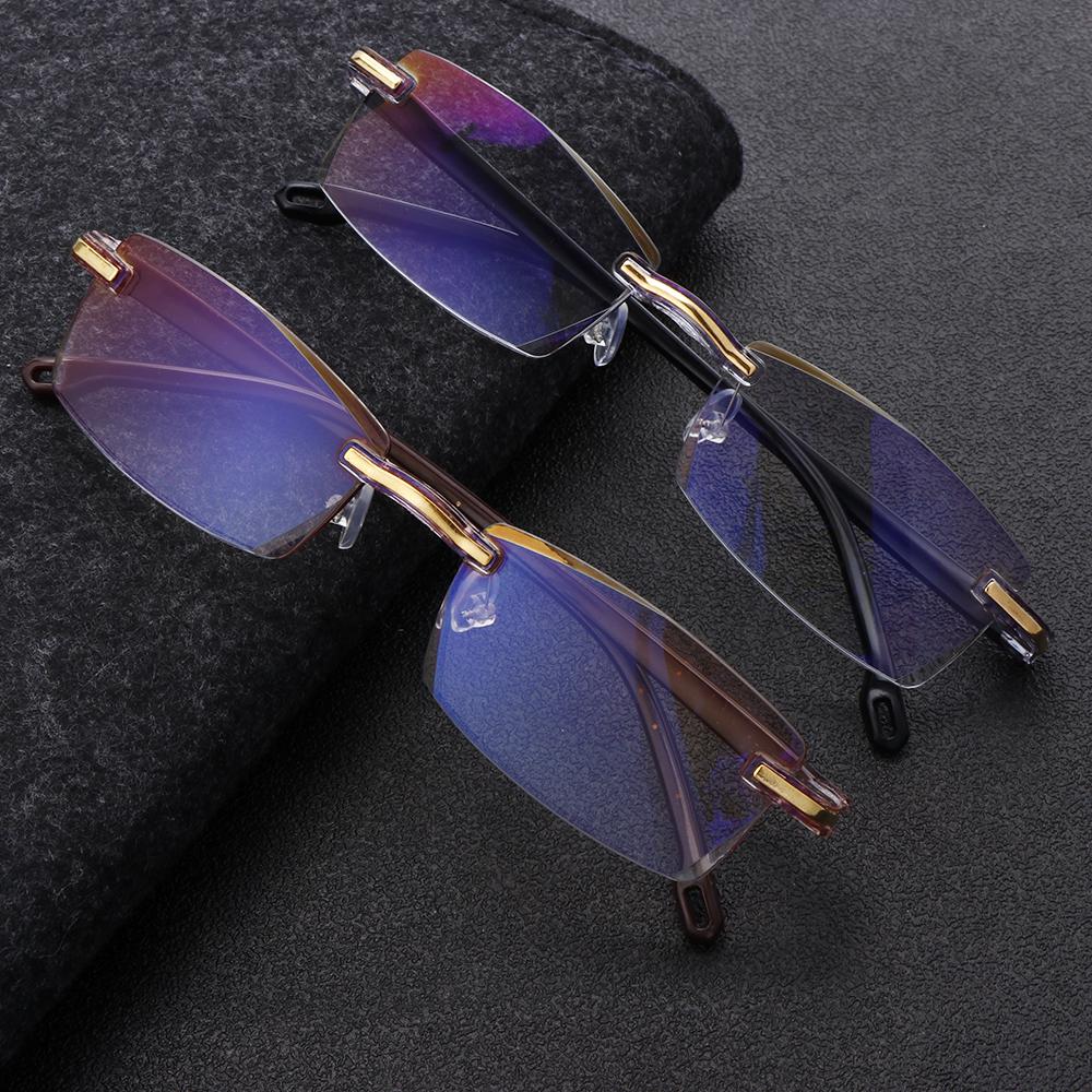 Readers Eyewear Diamond-cut Reading Glasses Radiation Protection Anti Blue Light Presbyopia Glasses