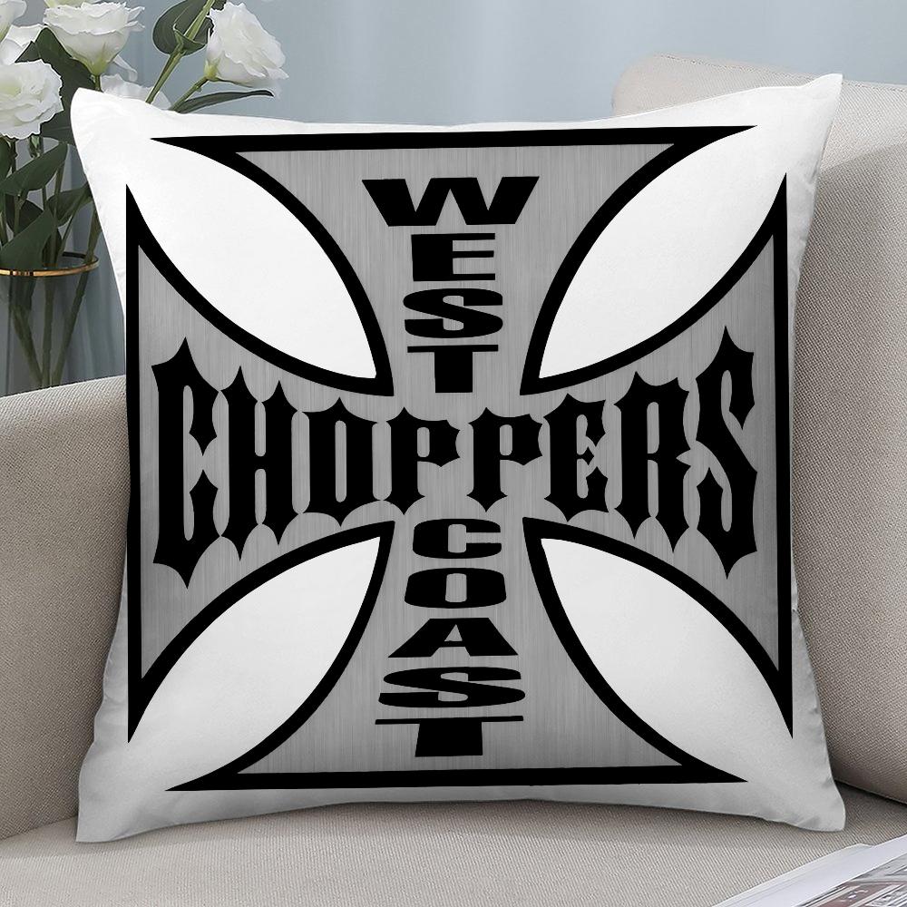 W-West Coast C-Choppers Наволочка Короткий Плюш Наволочки Диван Декоративный Подарок Дом Двусторонняя Печать Наволочка