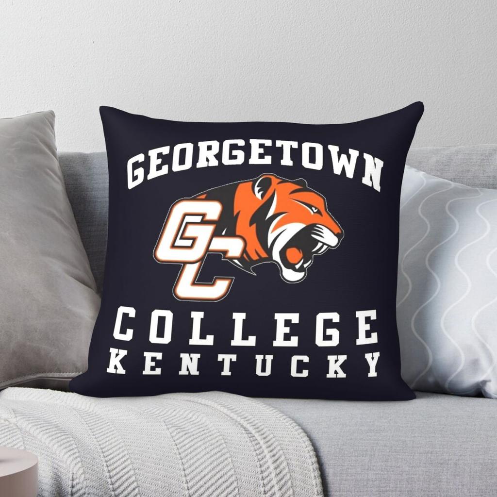 Georgetown College Kentucky Square Pillowcase Polyester Linen Velvet Pattern Zip Decorative Throw Pillow Case Bed Cushion Cover