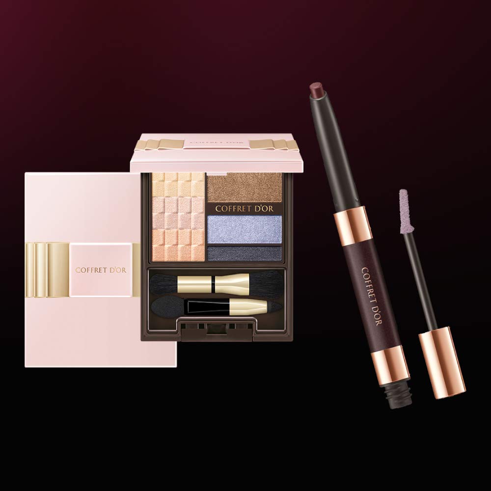 Набор Coffret Mode Set Contour Lip Duo 06 Sheer Black Nude Impression Eyes 03 Blue Beige d'Or [Ограниченный набор] и [Распродажа]