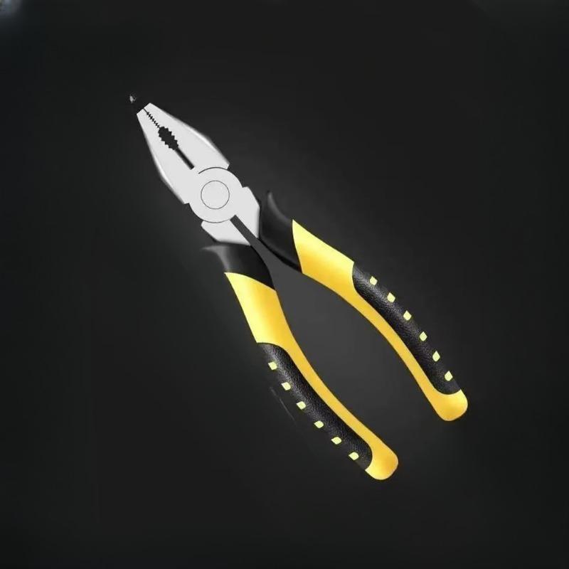 Universal Hardware Multifunctional Pliers 8inch Wire Cutting Pliers Diagonal Pliers Crimping Pliers Pointed Nose Pliers Manual Tools Electricians