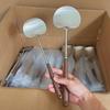 Walnut Handle Stainless Steel Frying Shovel for Home Kitchen Cooking