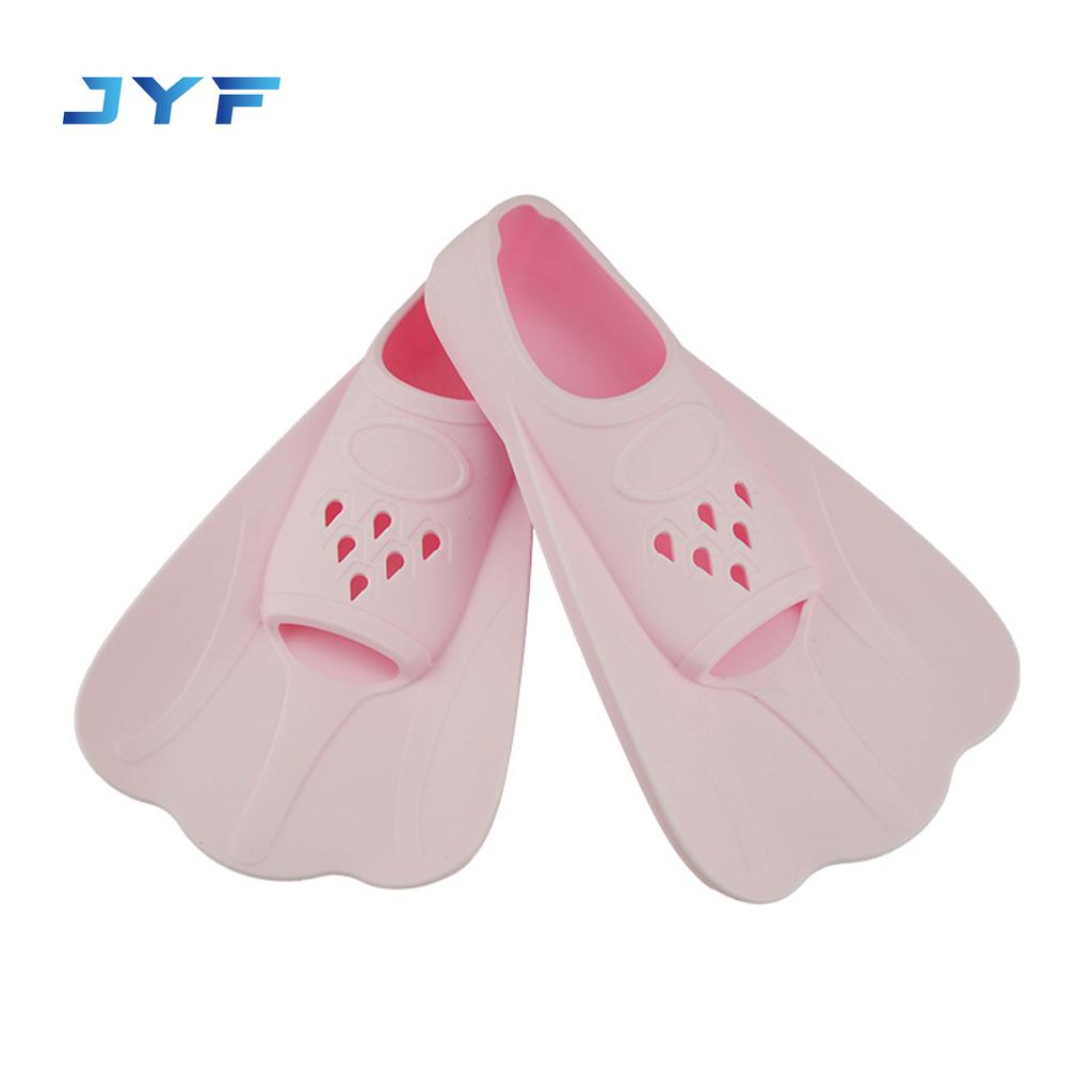 JYF Brand Good Quality Comfortable Material Outdoor Sports Flippers Swim Kids Swimming Fins Silicone