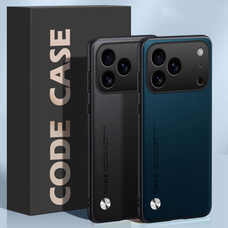 Роскошный чехол из искусственной кожи для iPhone 17 Pro Max, задняя крышка, силиконовый чехол для телефона с полной защитой для iPhone Air iPhone17 Pro 5G Coque