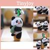 Adorable Plush Panda Keychain Soft Stuffed Animal Bag Charm Cute Toy