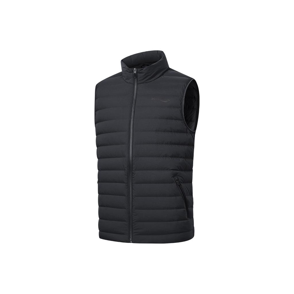 SAUCONY Comfortable Skin-Friendly Versatile Stand Collar Down Vest Unisex Vests SA2250DV91L-BK001