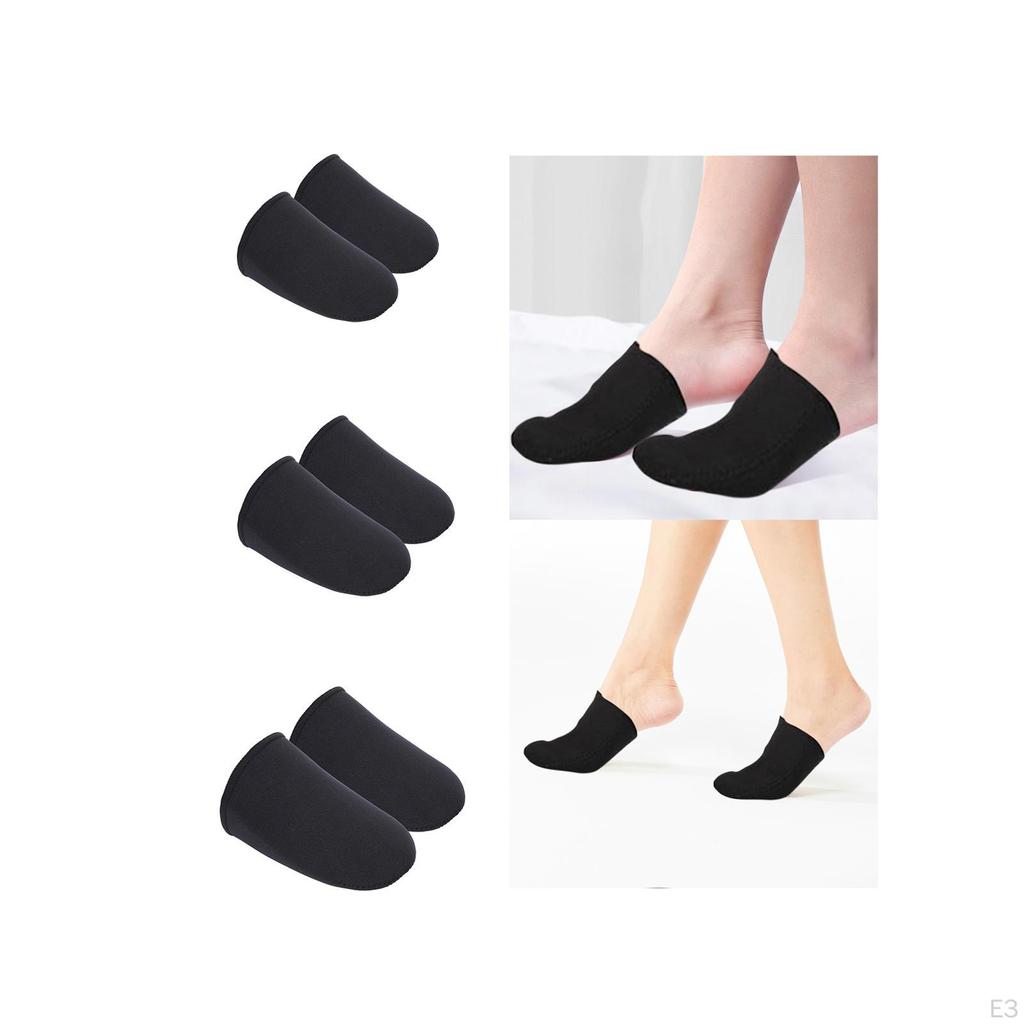 1 Pair Neoprene Toe Warmers Biking Covers Thermal Foot Caps for Running Winter
