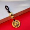 Этнический стиль Золотой песок Перегородчатая эмаль Богиня богатства Кулон Мобильный шарм Брелок
