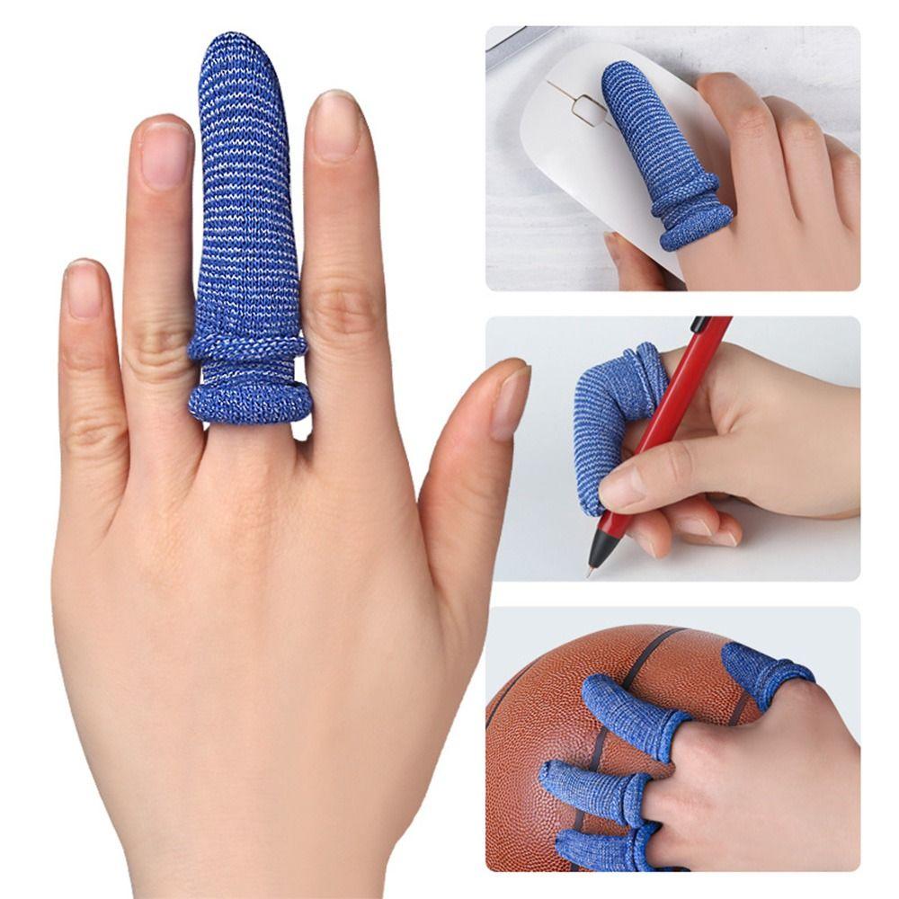 10PCS Protectors Cotton Finger Cots Multicolor Finger Covers New Sports Safety  Work