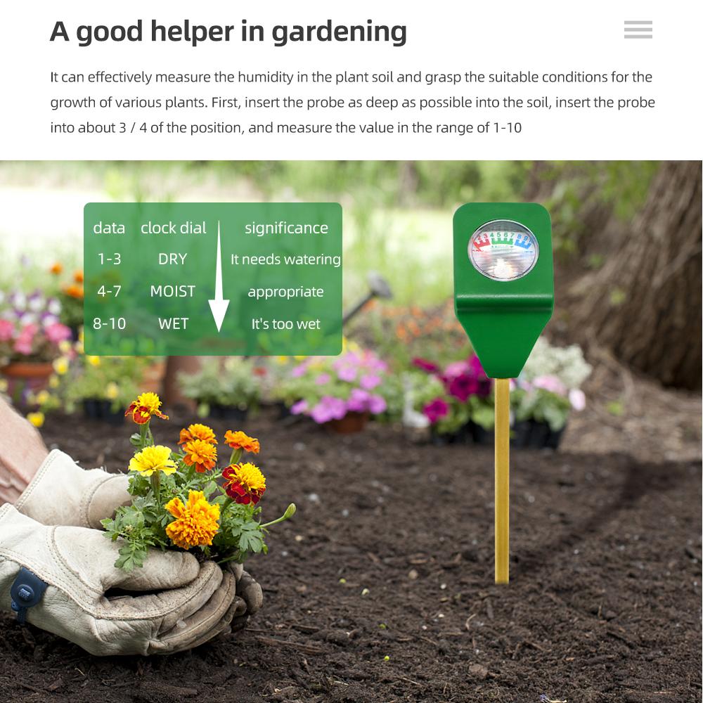 Мини измеритель влажности почвы Измеритель влажности почвы Тестер влажности почвы для растений Инструмент для тестирования для садоводства Растения Сельское хозяйство