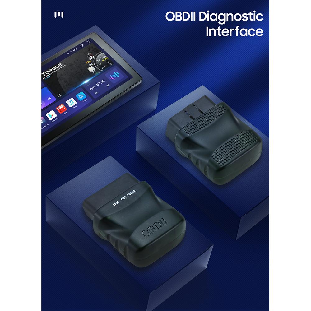 Автомобильный монитор PJ-908 Bluetooth OBD2 сканер Torque Pro для фирменного магазина Hizpo Стереонавигация Авторадио Штатная магнитола Аудио Видео Мультимедиа