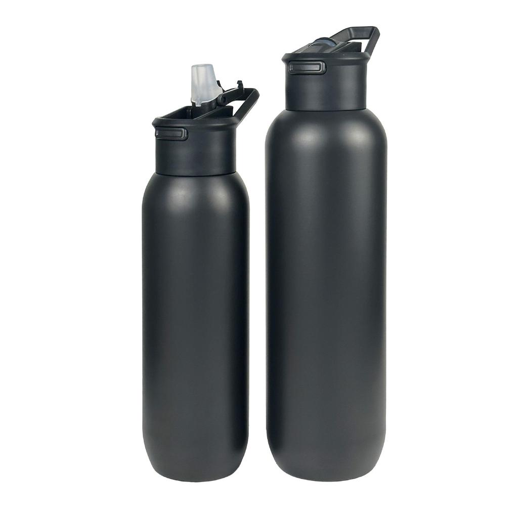 Portable Stainless Steel Vacuum Insulated Sports Water Bottle with Straw