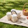 Anti Scalding Butterfly Shape Drink Carrier Plastic Folding Cup Holder  for Picnic