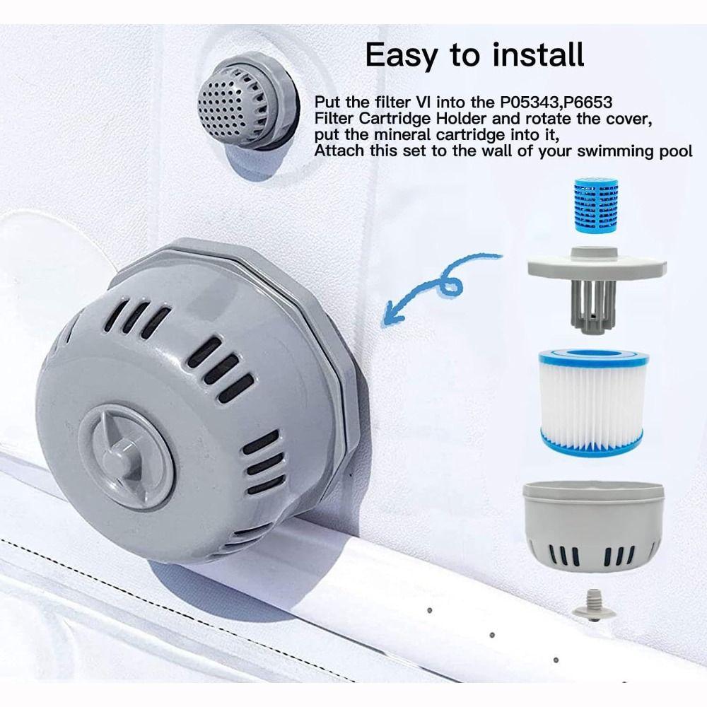 Easy Install Cartridge Filter Holder Plastic Rubber Hot Tub Filter Holder Hot Tub Part