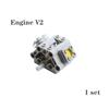 Набор технических деталей V2 V4 V6 V8 V10 V12 V14 Блоки для сборки цилиндров двигателя Кирпичики Модель для высокотехнологичных автомобилей DIY Образовательные игрушки