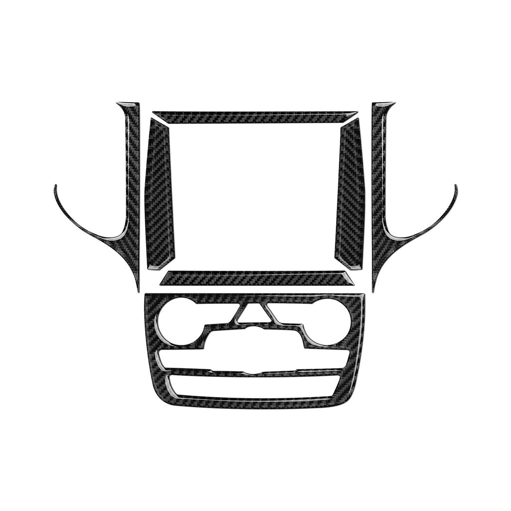 Углеродное волокно для Jeep Grand Cherokee 2011 года, аксессуары, приборная панель, GPS-навигация, крышка компакт-диска, центральная консоль