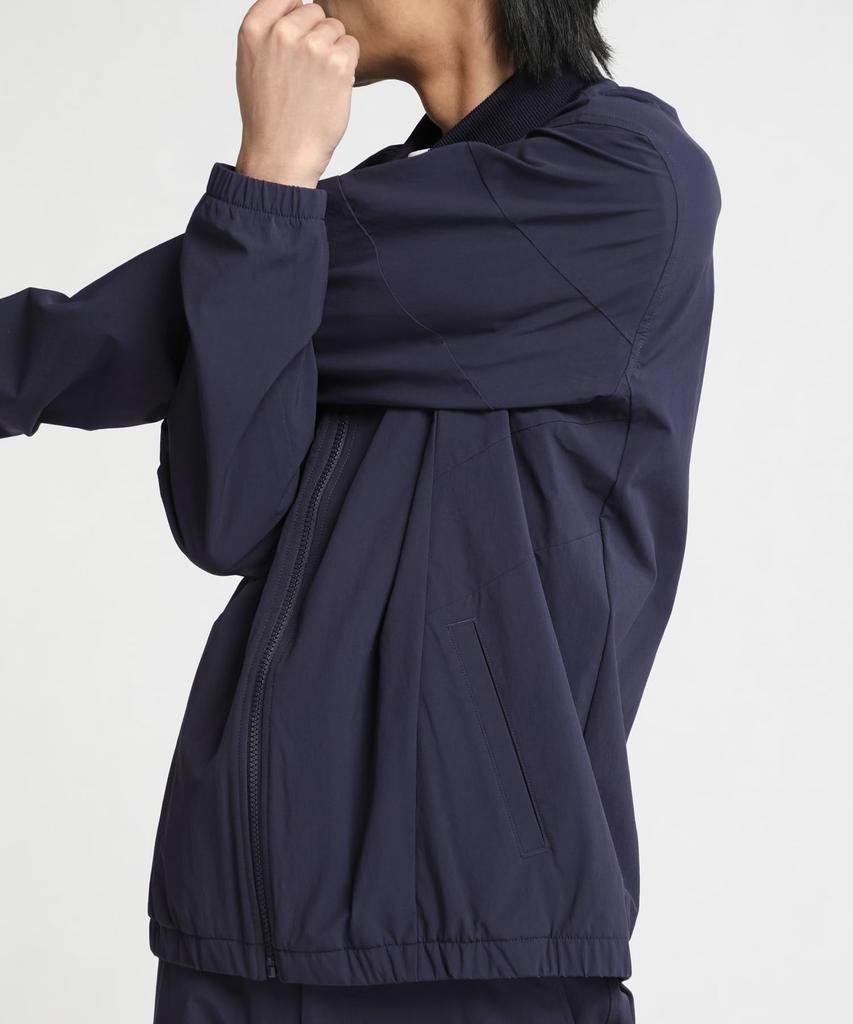 Jersey Descente 4WAY Stretch Nylon Full Zip Hoodie 4WAY Stretch Water Repellent Training Running S [Move Sports] NV(DMMXJF13A)