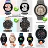 Ремешок + чехол для Samsung Galaxy Watch 6, 4, 5, 44 мм, 40 мм, 43 мм, 47 мм, браслет Galaxy Watch 4 Classic, 46 мм, 42 мм, 5 Pro, 45 мм, ремешок, чехол из ТПУ