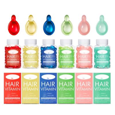 Капсулы с витамином С для волос Восстановление поврежденных волос Уход за волосами Эфирное масло