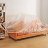 Transparent PE Disposable Dust Covers Elastic Edges Dust-proof Cover New Furniture Protector  Sofa