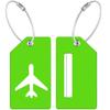 1PCS Plane Style  Luggage Tags Women Travel Accessories Silica Gel Suitcase ID Address Holder Baggage Boarding Tag Bag Label