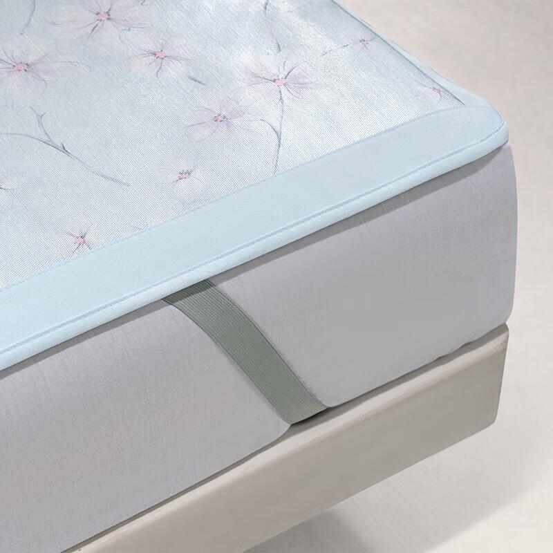 Mercury Home Textiles Жасмин Белое Облако Ледяной Шелк Охлаждающий Коврик Набор из 3 Предметов