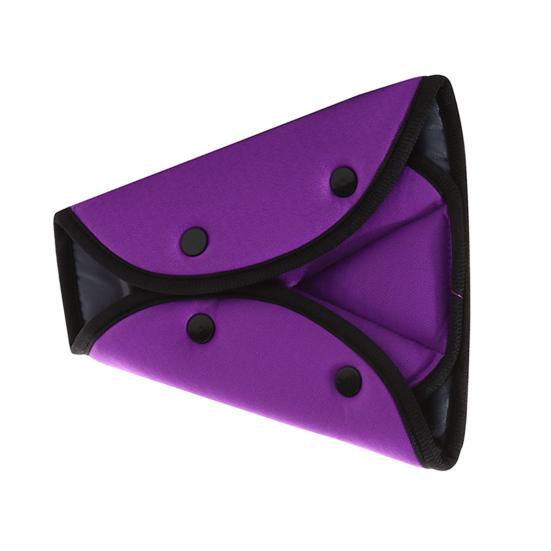 Крепление ремня безопасности, складная мягкая регулируемая защита шеи, автомобильный треугольный безопасный чехол для ремня безопасности, автомобильные товары