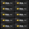 Car Interior Decoration Stickers Pasted Waterproof Decor For Renault RS Line Clio Megane 3 Scenic Laguna Logan Kangoo Sandero S444