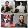Музыкальный исполнитель Post Malone Наволочка Мягкая Легко стираемая Наволочка Универсальная для Дивана Кровати Путешествий и Офиса