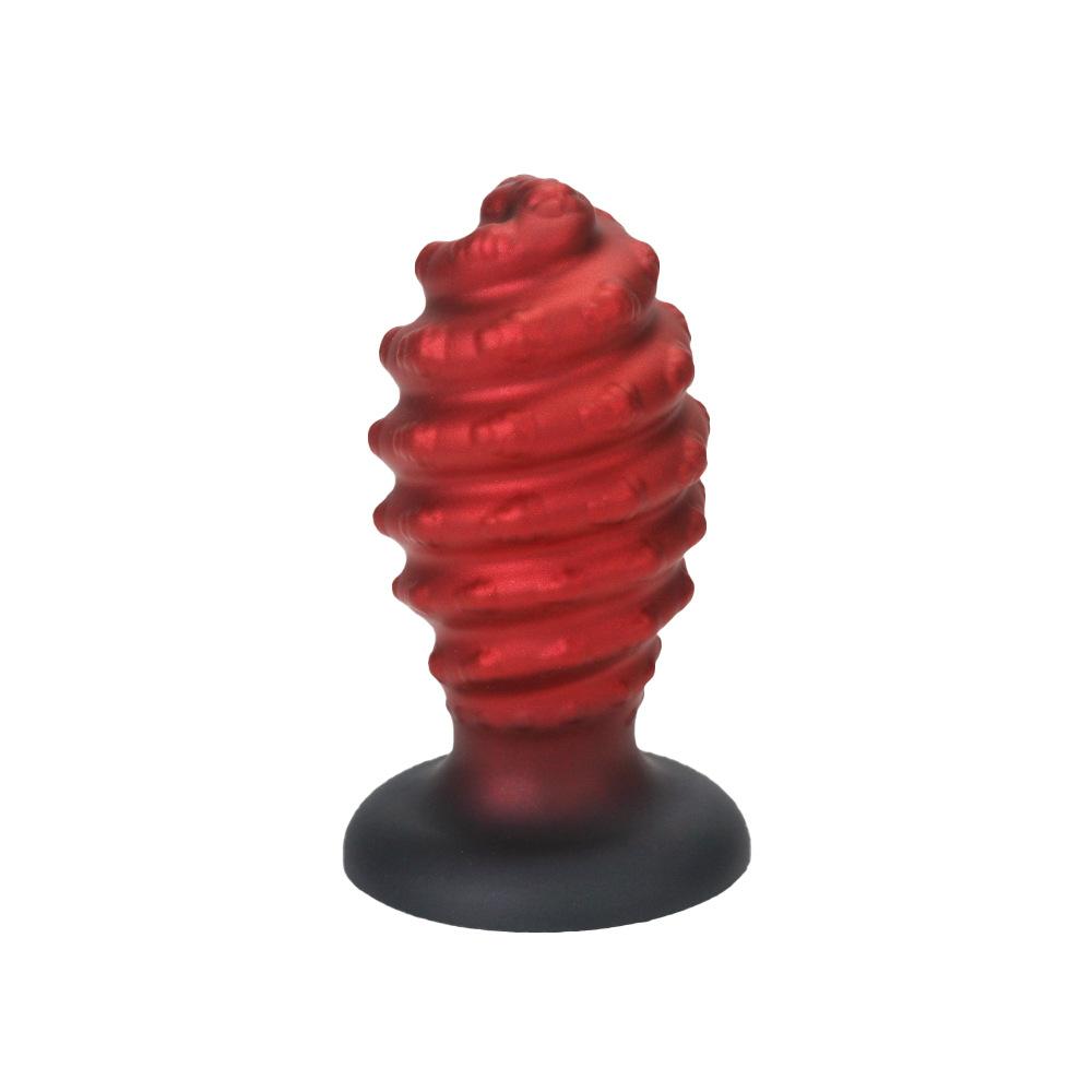 Классический спиральный фаллоимитатор задняя анальная пробка палка женский силиконовый мастурбатор товары для взрослых мужские анальные пробки