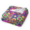 Retro Daisy Floral Pattern Blankets Quality Soft Cozy  Throw Blanket Winter Picnic Sofa Home Funny Bedspread