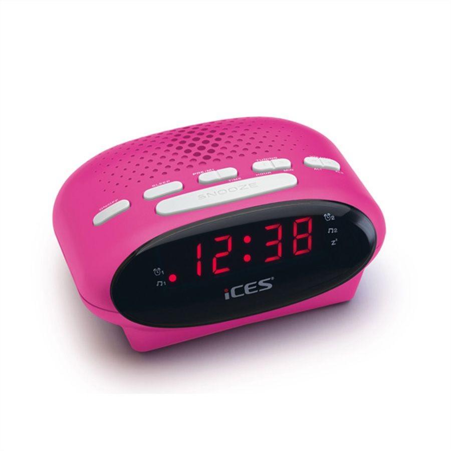 Radiobudzik Lenco Icr-210 Różowy