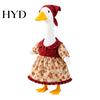 23-inch Goose Costume Thanksgiving Porch Outfit, Autumn Dress with Head Scarf Holiday Outfit Set for 23 Inch Statue, Outdoor Garden Yard