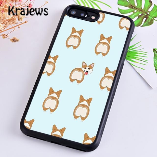 Krajews Такса Собака Красивый Мягкий Чехол для Телефона Для iPhone 14 5 6s 7 8 plus XR XS 11 12 13 pro max Samsung S21 S22ultra
