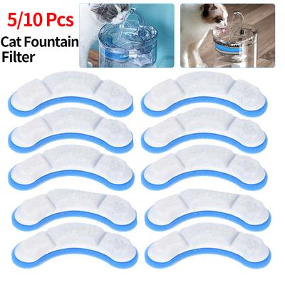 Фильтр для кошачьего фонтана для питья, миска для питья для домашних животных, автоматический фильтр для питья, инструмент для очистки водяного насоса, сменные фильтры для домашних животных