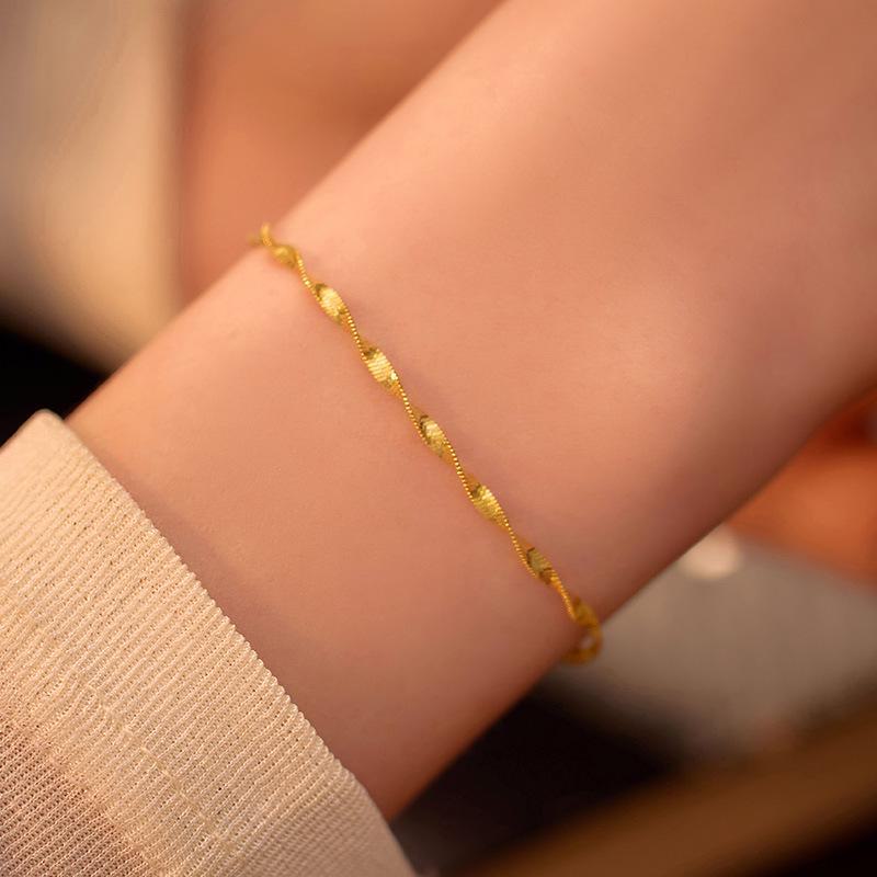 Браслет Banyan Tree S925 Silver Water Ripple — минималистичный женский летний аксессуар