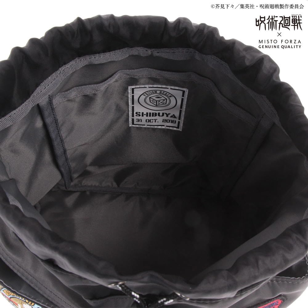 Shoulder Jujutsu Kaisen Collaboration Patch Model 2Way TOOL BAG FMJ10 Black Black [Mistforza]
