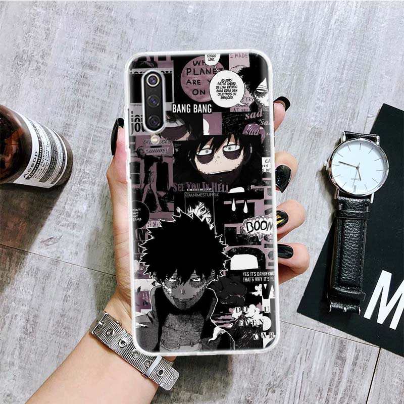 Чехол для телефона с рисунком «Мой герой Академии» для Xiaomi Redmi Note 10 9 8 11 Pro 11T 11S 10S 9S 9A 9C 9T 8T 8A 7 7A 5 с художественным рисунком