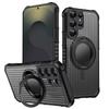 Подходит для Samsung S26Ultra beat магнитный чехол для мобильного телефона S25Ultra вращающаяся подставка S24Ultra защитный чехол