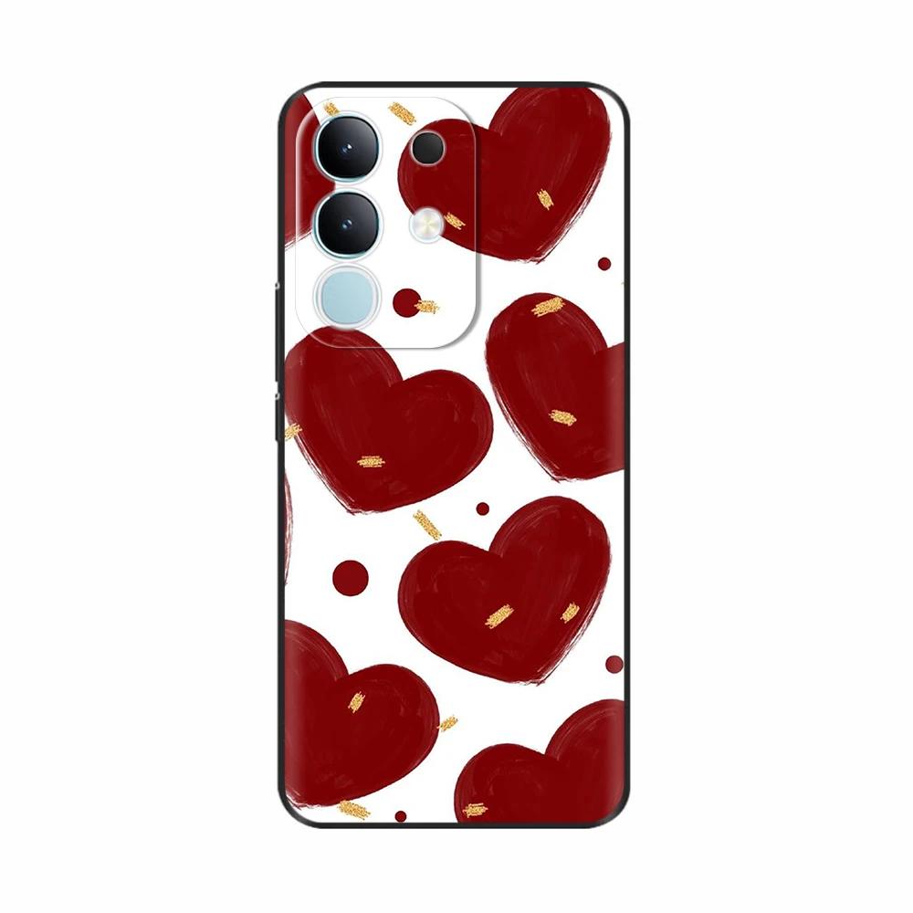 Для Vivo Y29 4G Чехол Милый Панда Мягкий Жидкий Силиконовый Чехол для Телефона Для Vivo Y29 4G Чехлы Y 29 Защитный Мультяшный Чехол на Заднюю Панель