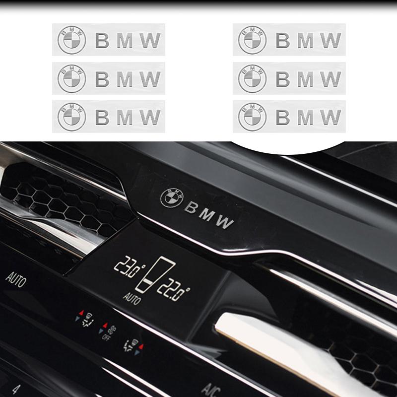 BBJE7 3D Metal Emblem Stickers Car Styling Interior Decoration Decals For BMW F15 E90 E91 E92 E93 E60 E70 F10 F07 E63 E64 F12 F13 G30